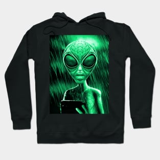 Alien Mars Invasion Sci-fi Space Planet X Hoodie